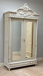 French antique armoire - 2 door Louis style